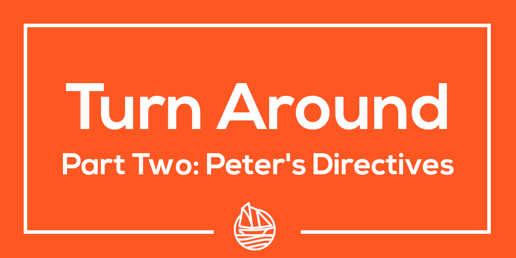 Turn Around Part 2: Peter's Directives
